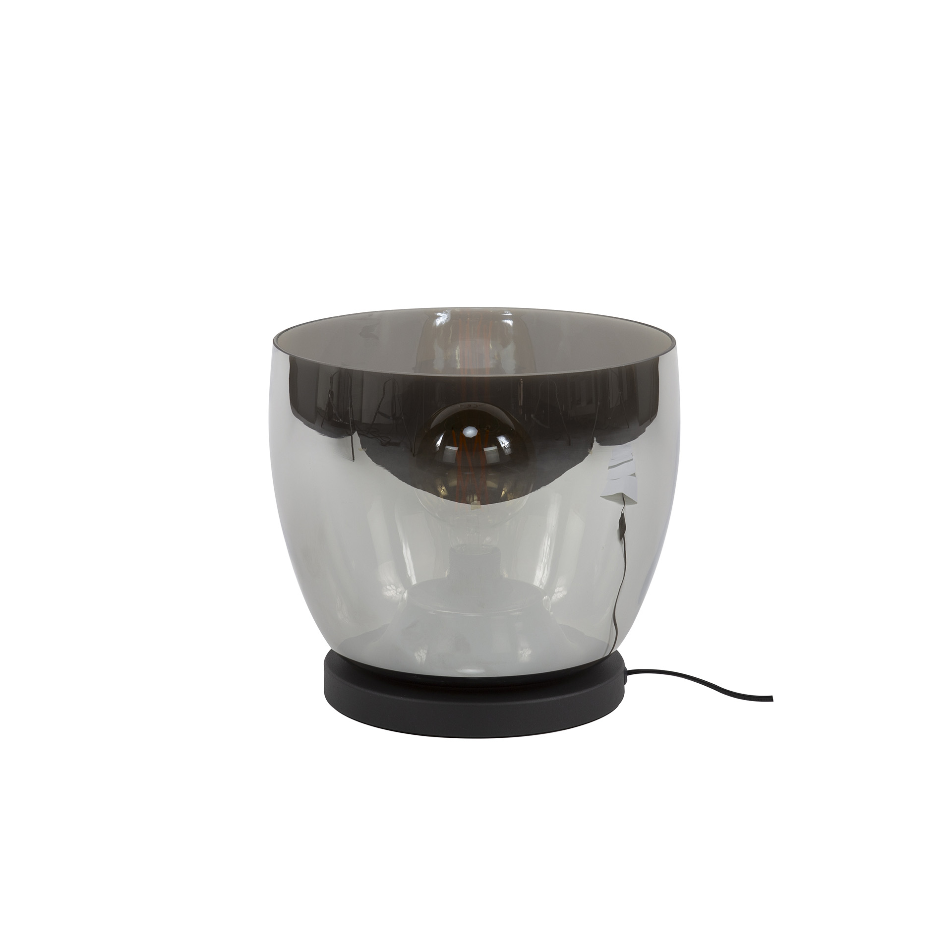 Stehleuchte UP L 1-flammig in Rauchglas Grau (Smoke grey Glas) - Emmo Design