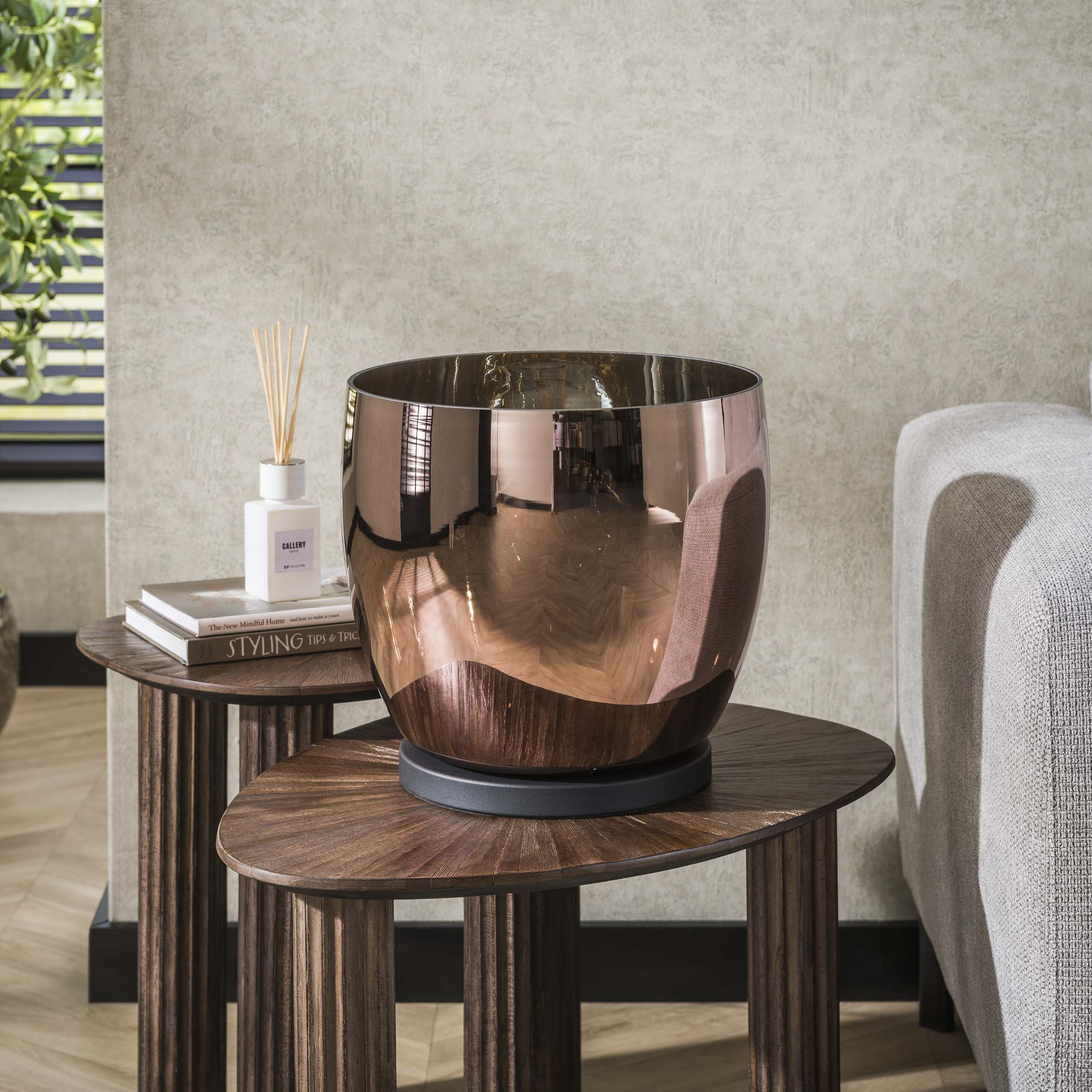 Vloerlamp UP XL 1-lichts / Koper glas - Zijlstra
