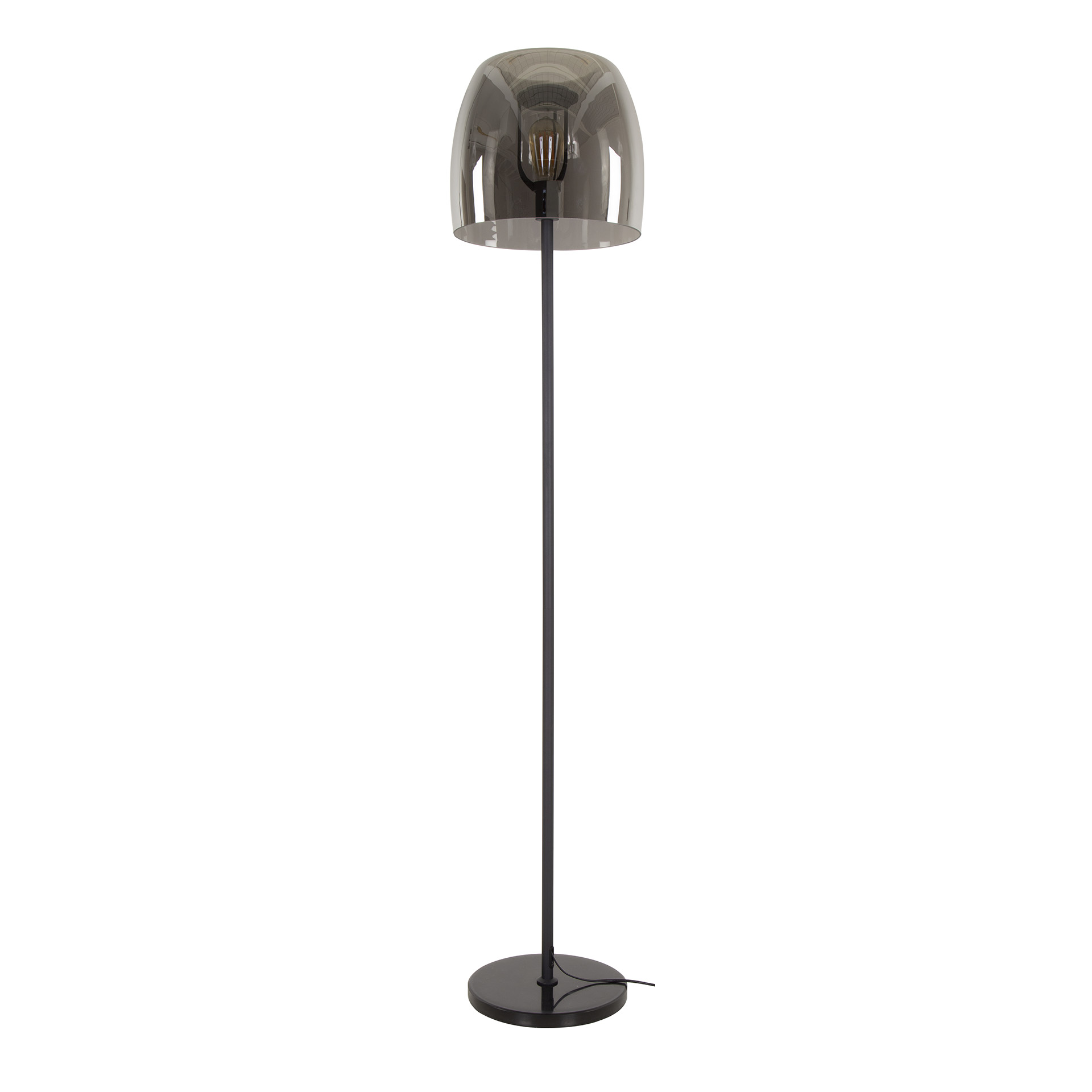 Stehleuchte Drift Glass 1-flammig in Rauchglas Grau (Smoke grey Glas) - Emmo Design