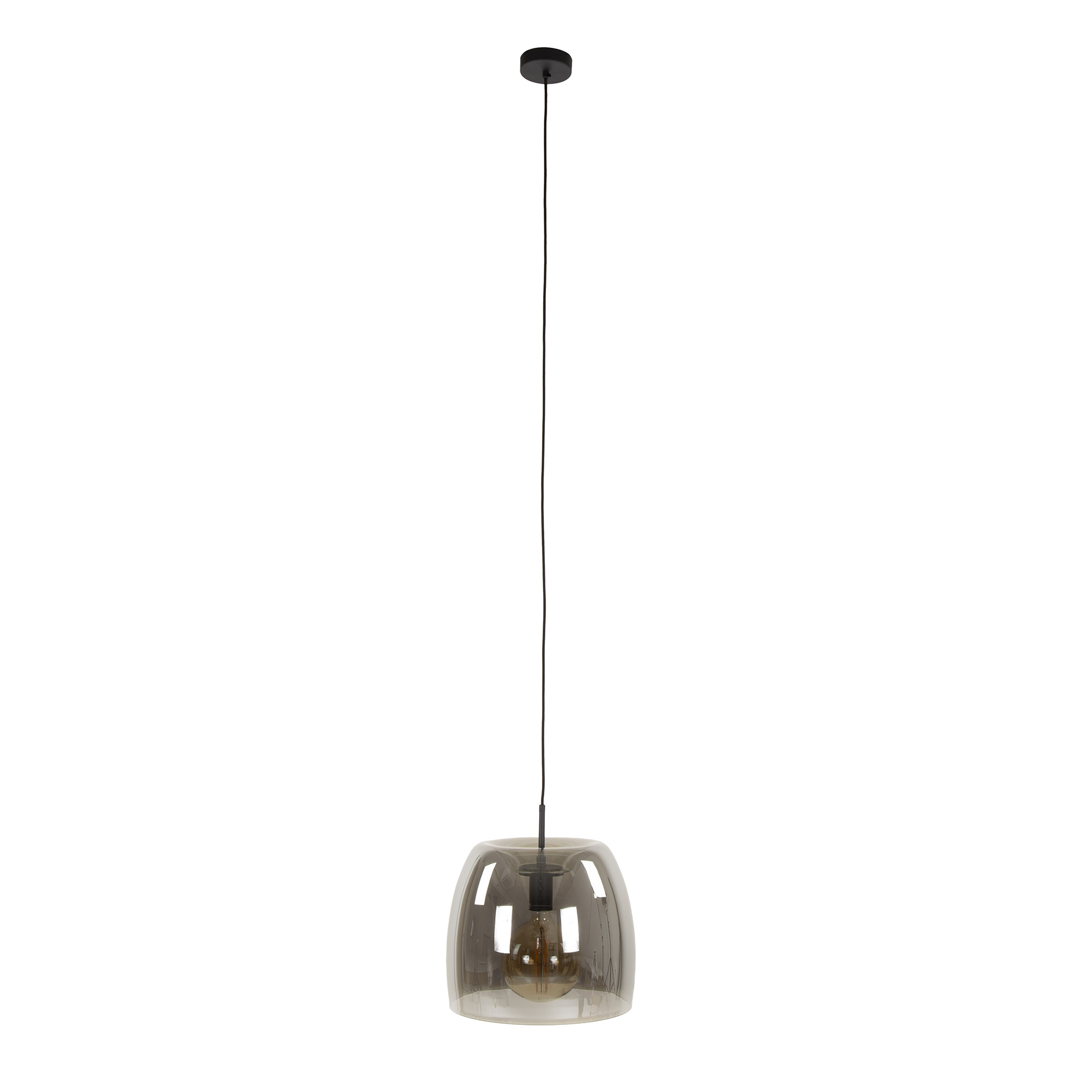 Hanglamp Drift Glass 1-lichts / Smoke grey glas - Zijlstra