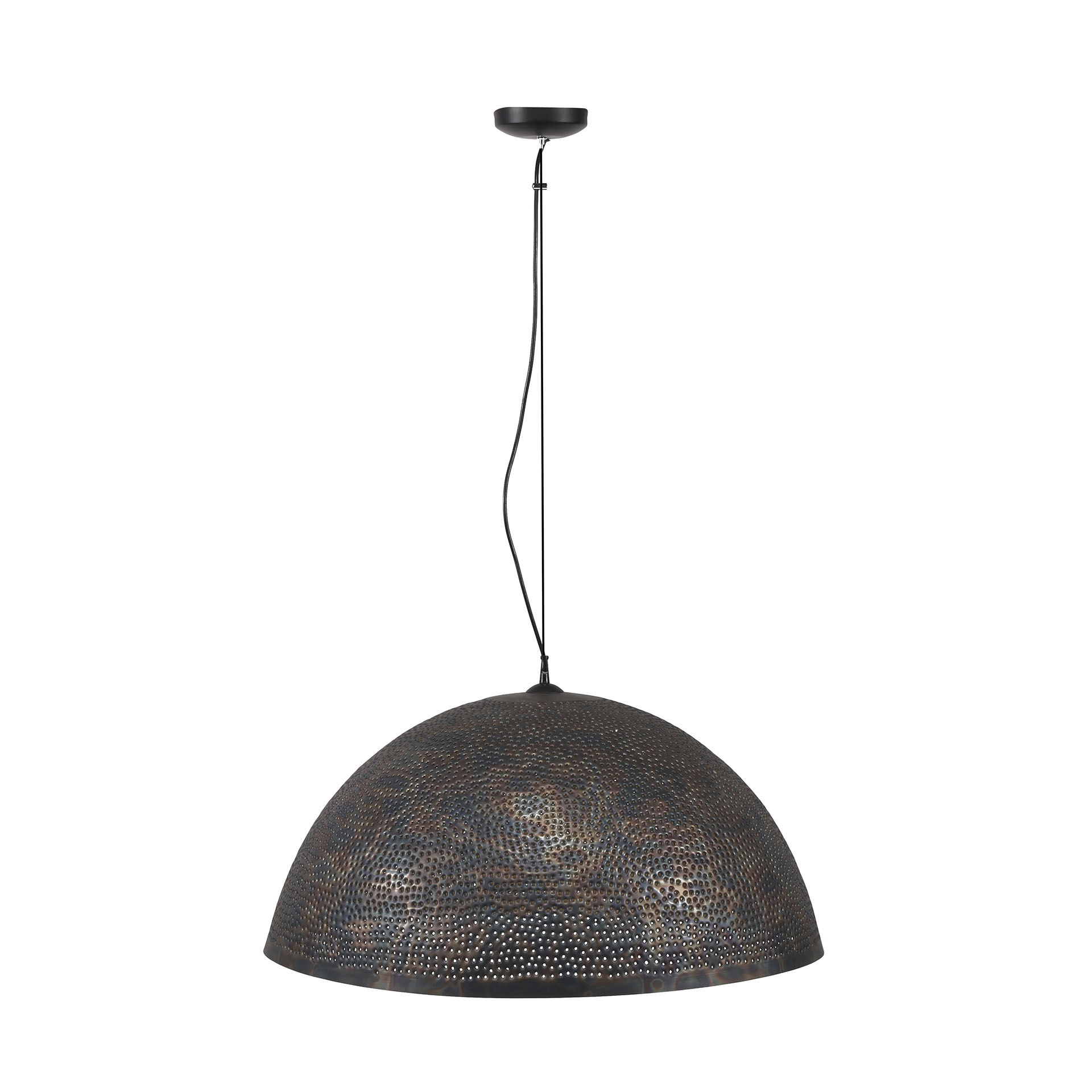 Hanglamp Punch 1-lichts Ø70cm / Zwart bruin - Zijlstra