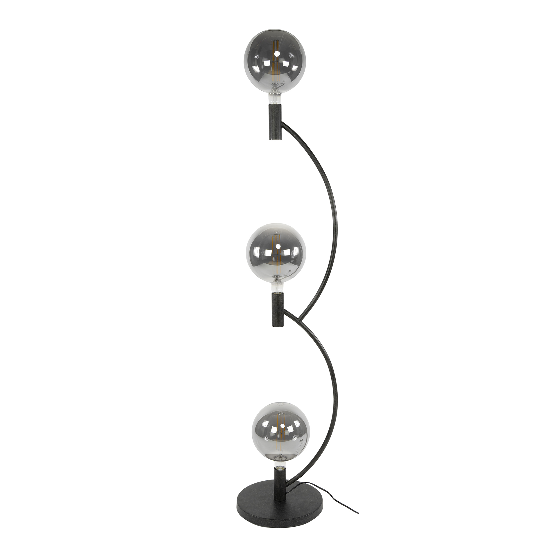 Floor Lamp Arcus 3-light / Arctic black - Zijlstra
