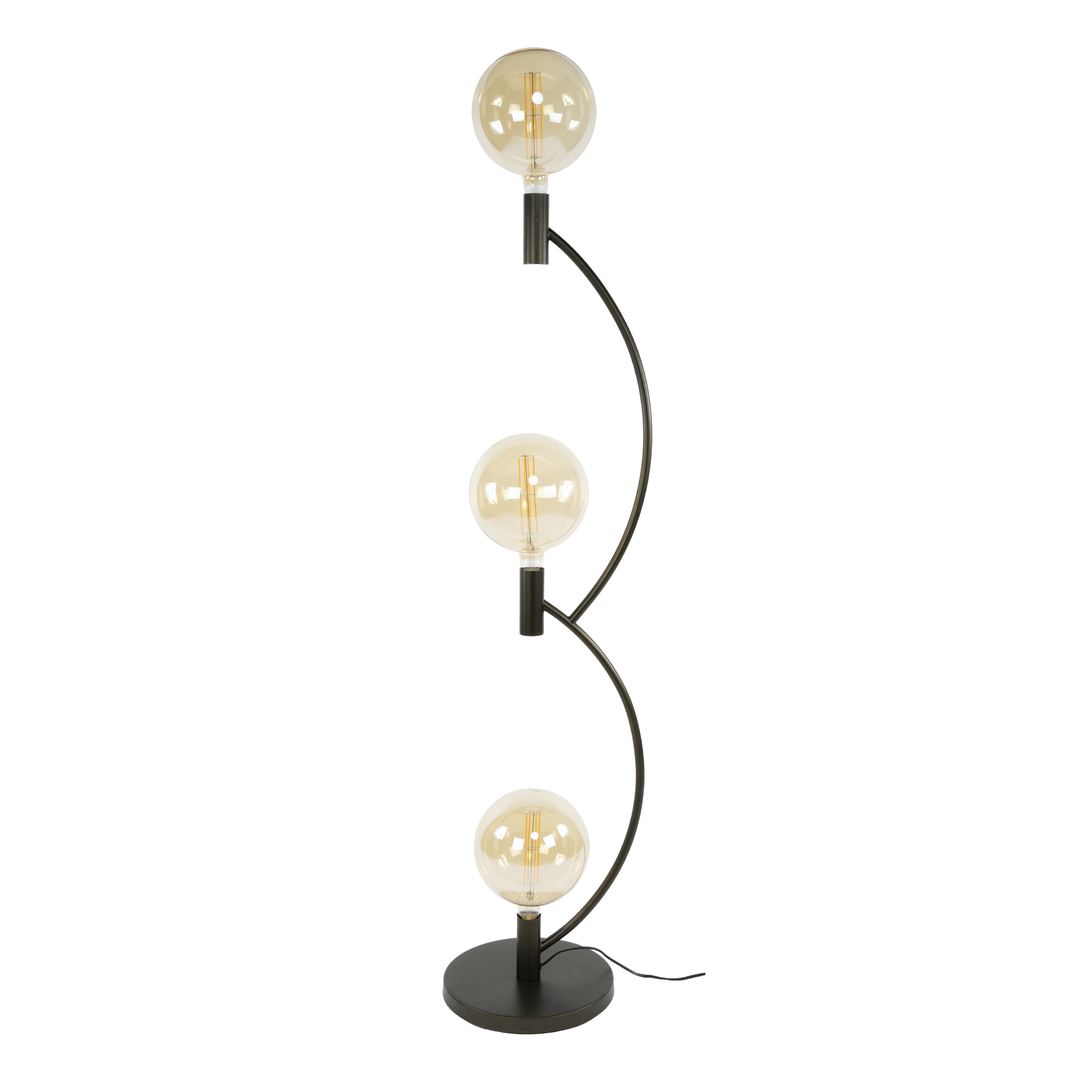 Floor Lamp Arcus 3-light / Sienna brown - Zijlstra