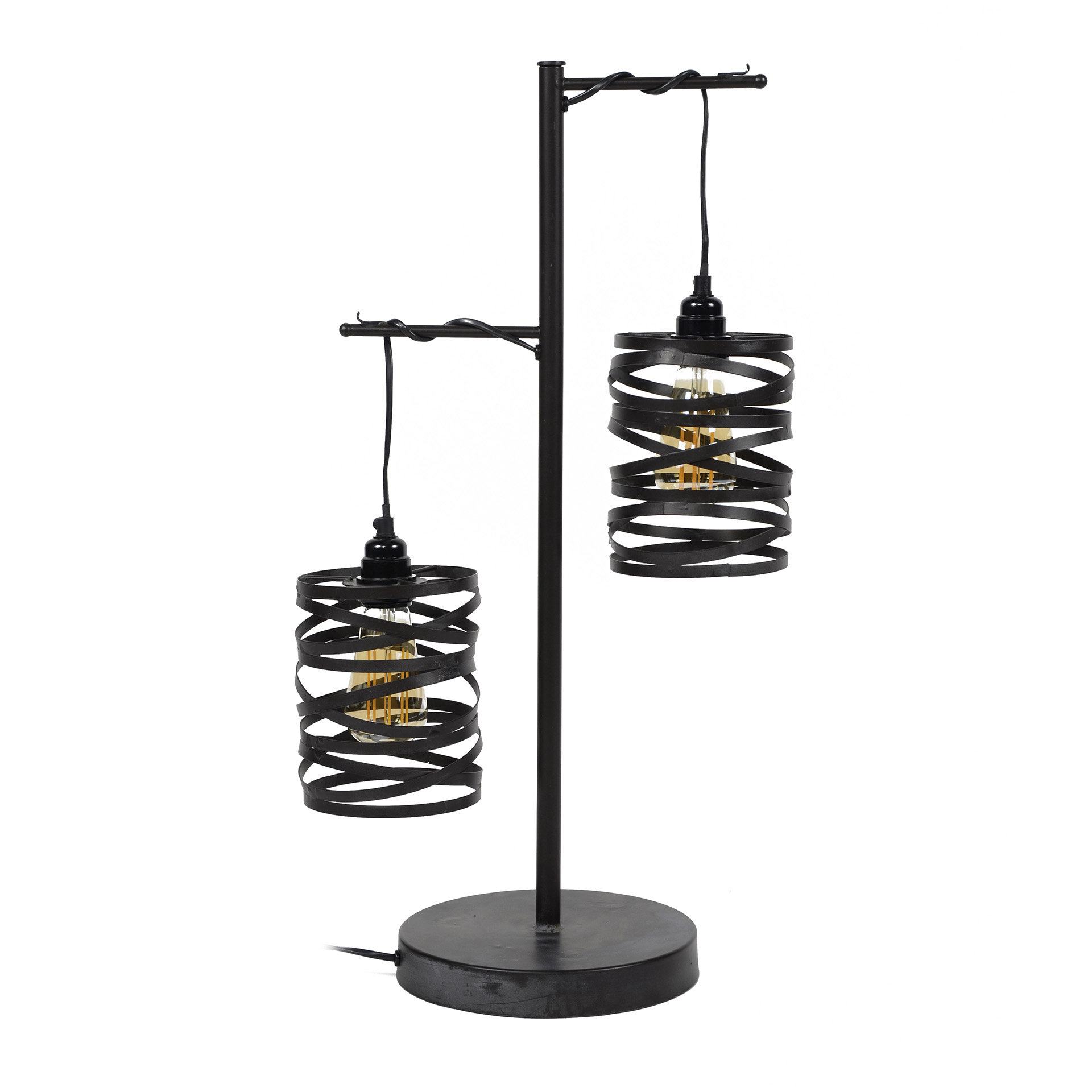 Tafellamp Spindle 2-lichts / Slate grey - Zijlstra