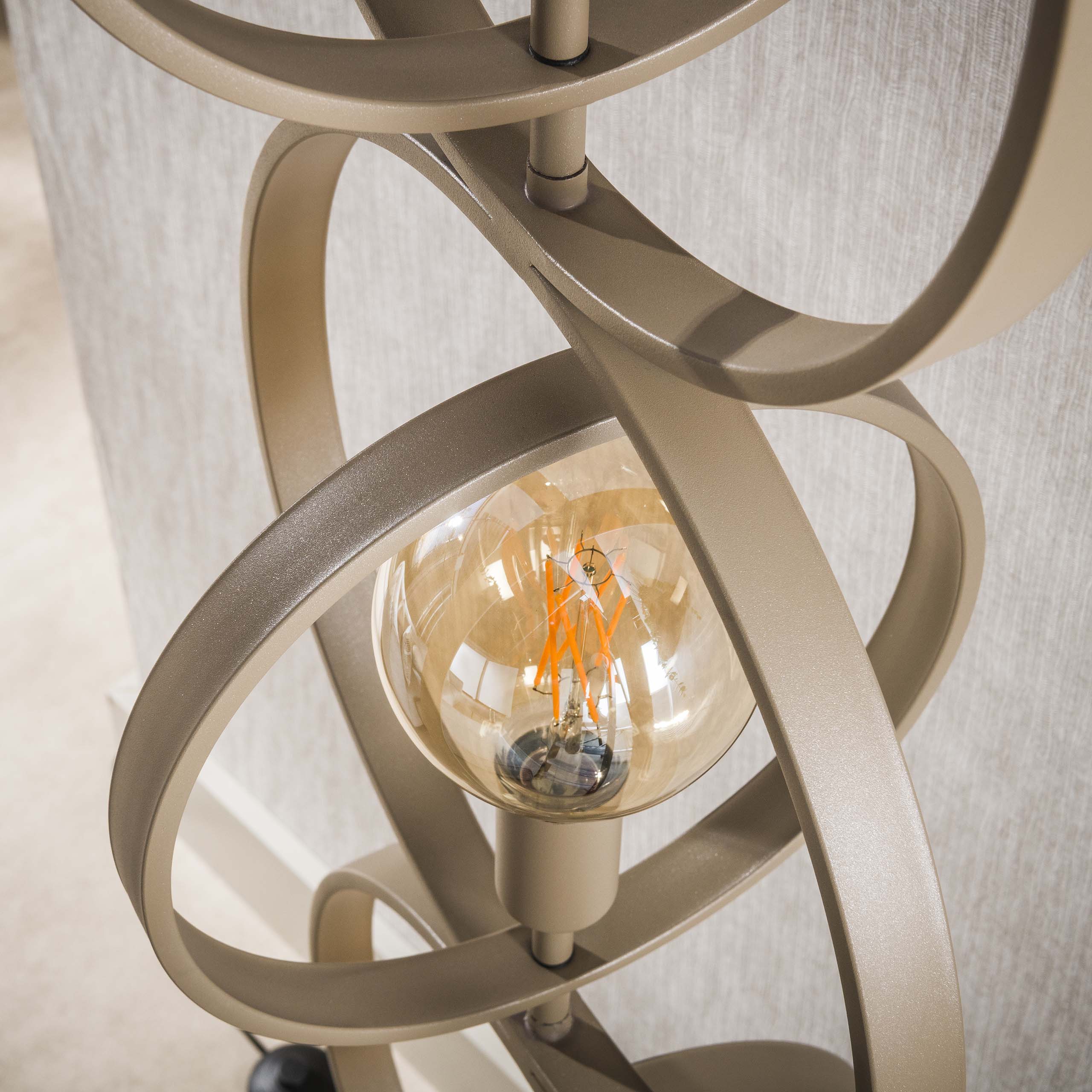 Vloerlamp Turn Around 4-lichts / Beige - Zijlstra