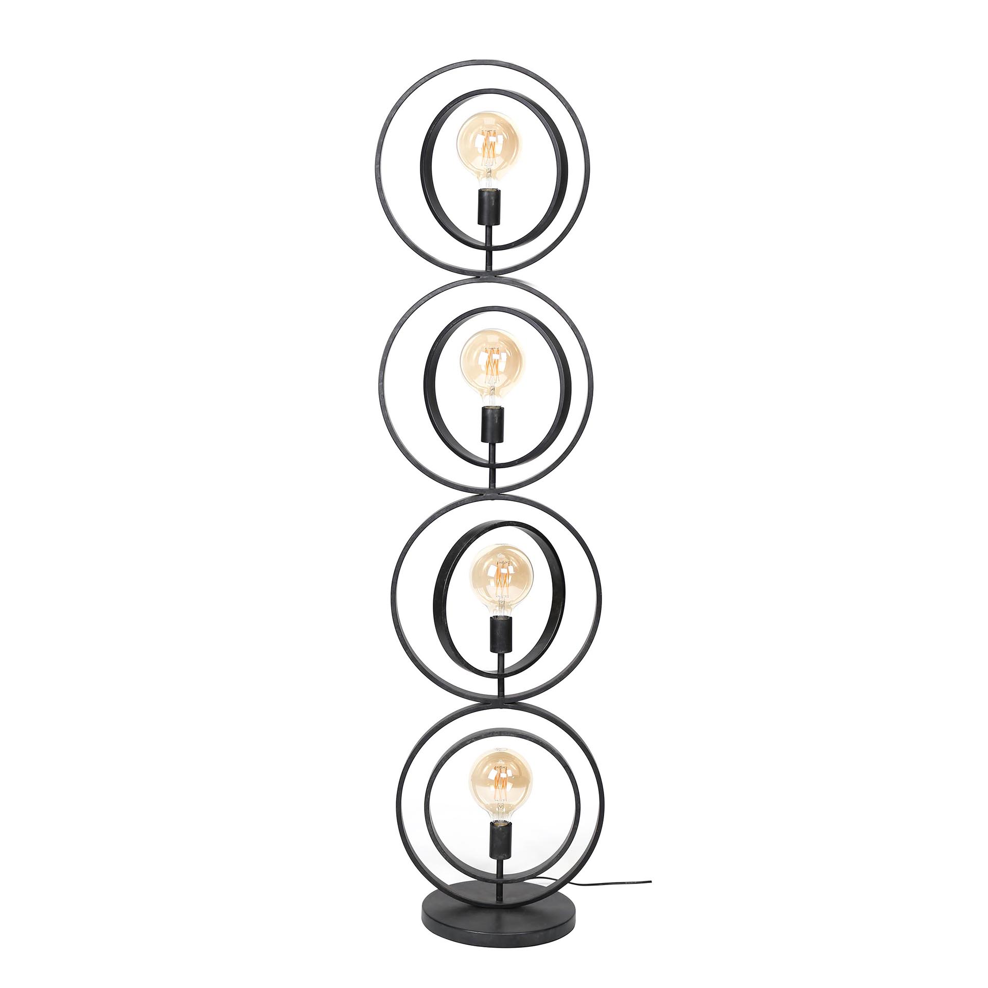 Floor Lamp Turn Around 4-light / Charcoal - Zijlstra