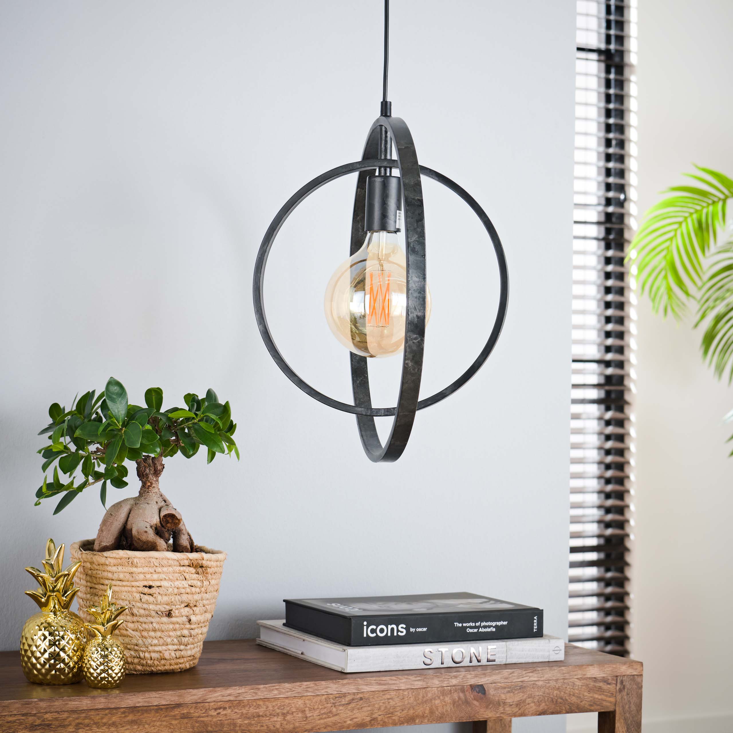 Pendelleuchte Turn Around 1-flammig in Charcoal - Emmo Design