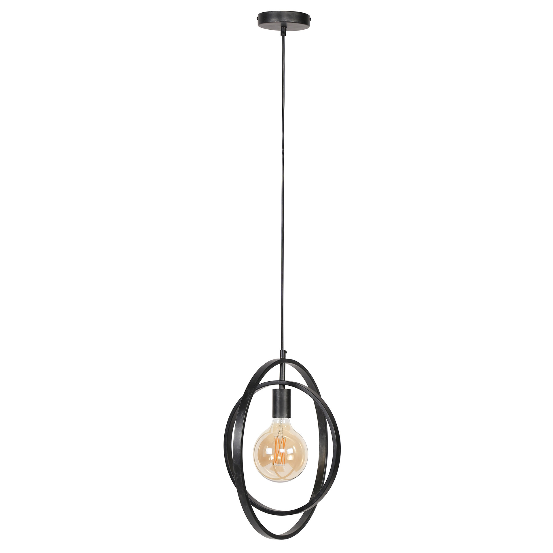 Pendelleuchte Turn Around 1-flammig in Charcoal - Emmo Design