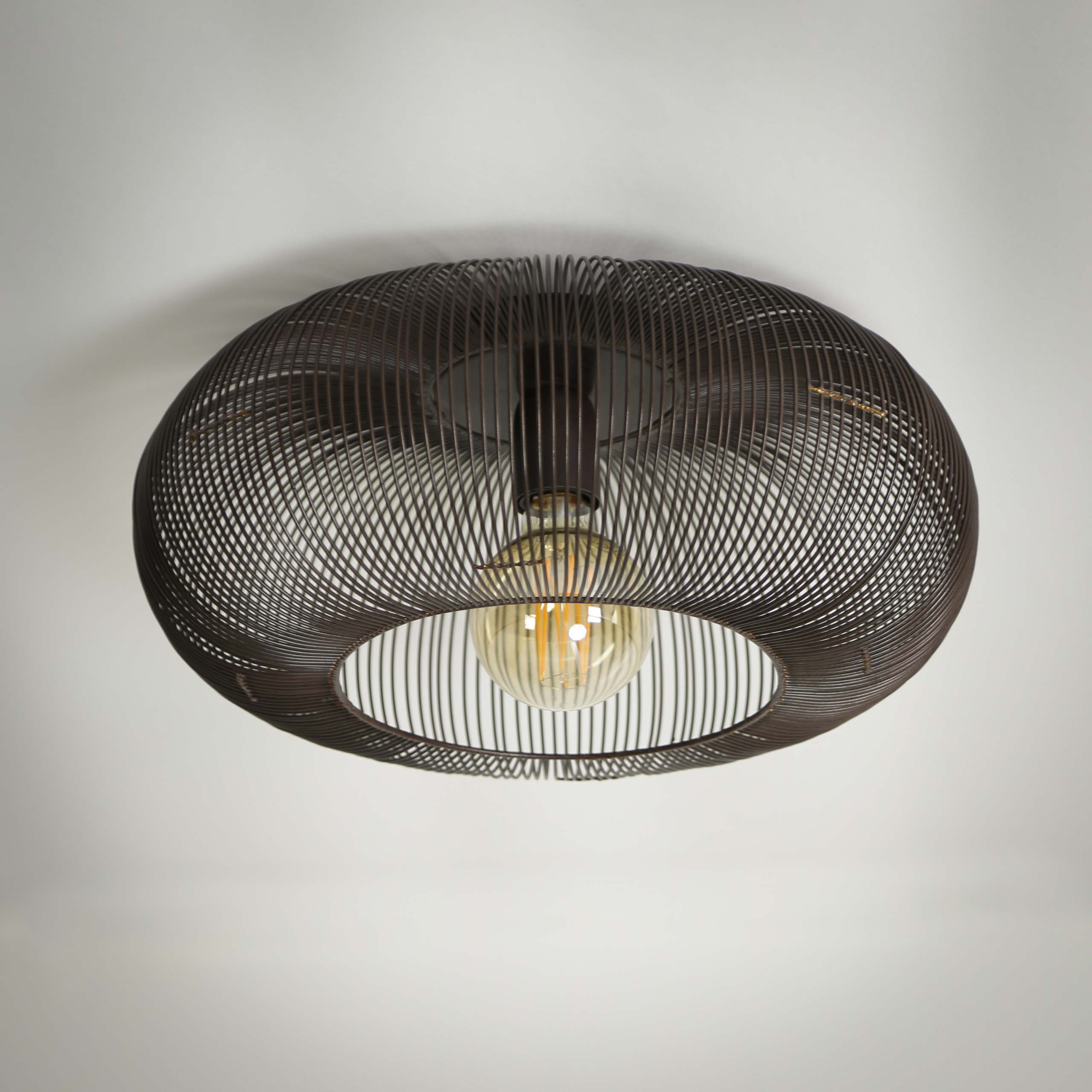 Deckenleuchte Copper Twist 1-flammig in Schwarznickel (Schwarz nikkel) - Emmo Design