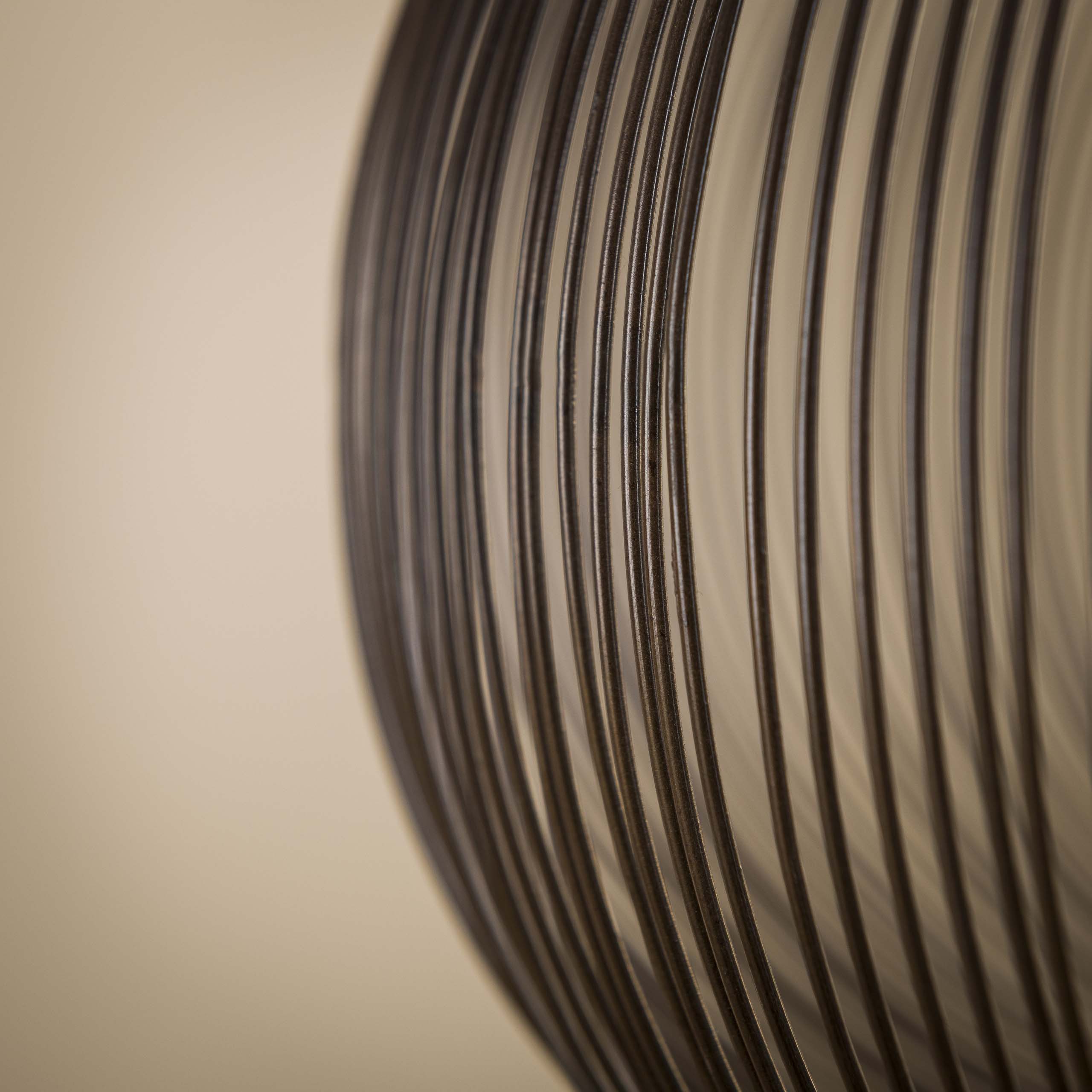 Pendelleuchte Copper Twist 1-flammig Ø70cm in Schwarznickel (Schwarz nikkel) - Emmo Design