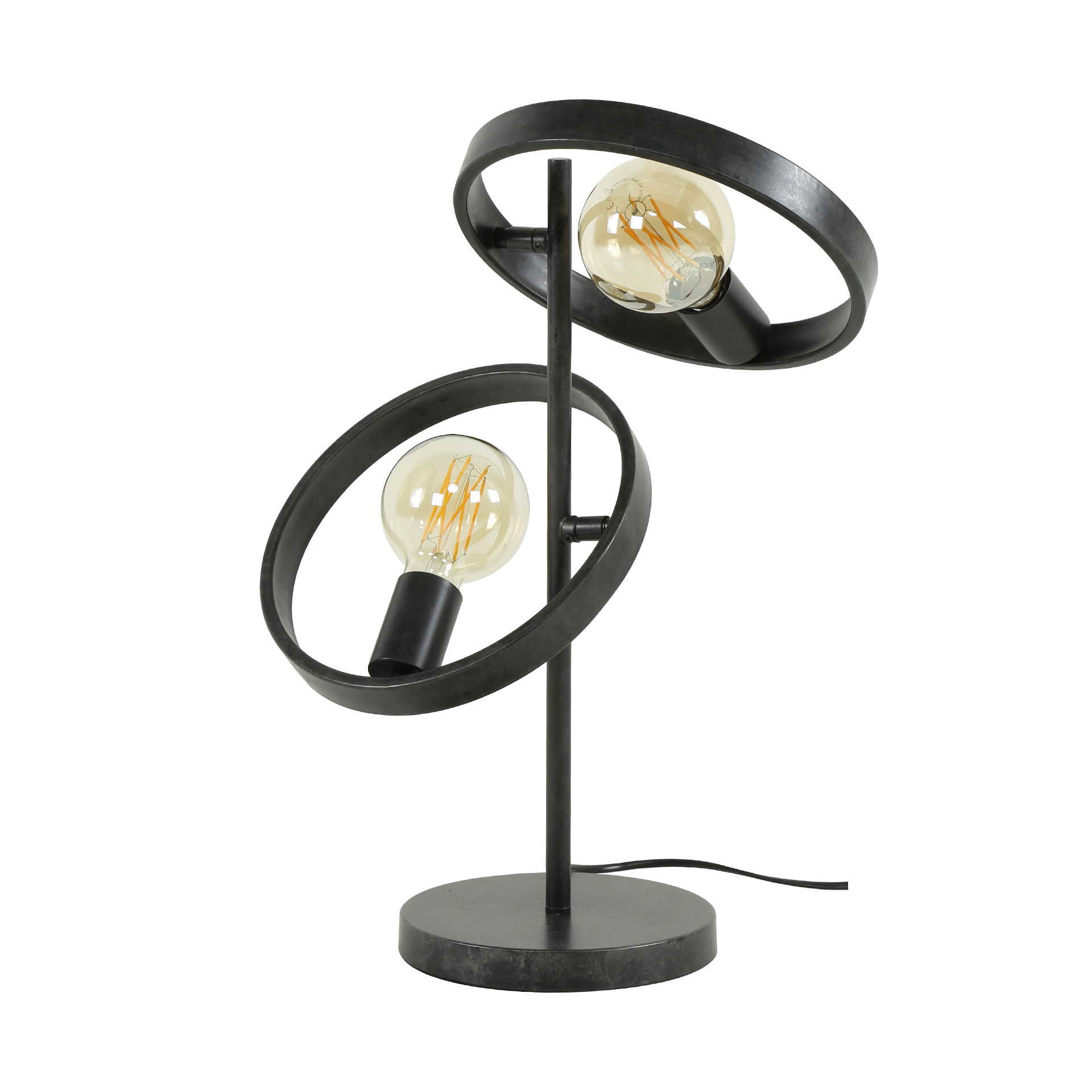 Tafellamp Hover 2-lichts / Charcoal - Zijlstra