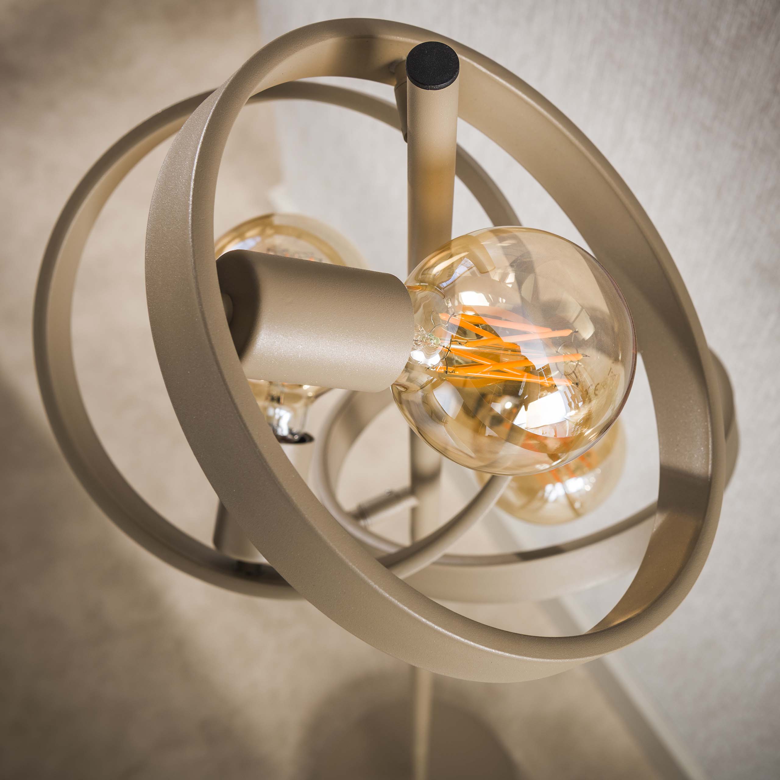 Vloerlamp Hover 3-lichts / Beige - Zijlstra