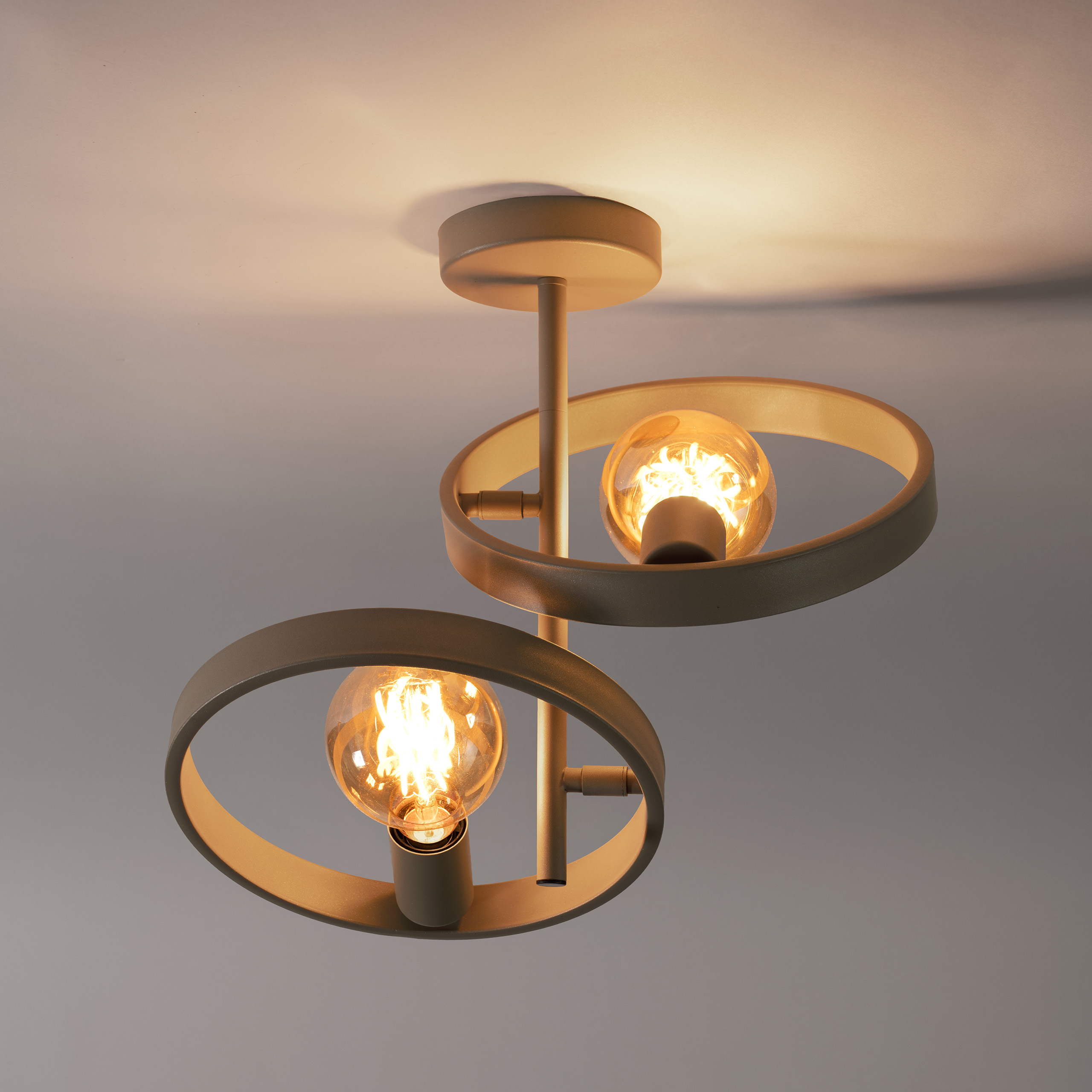 Hover Ceiling Light 2-light / Beige - Zijlstra