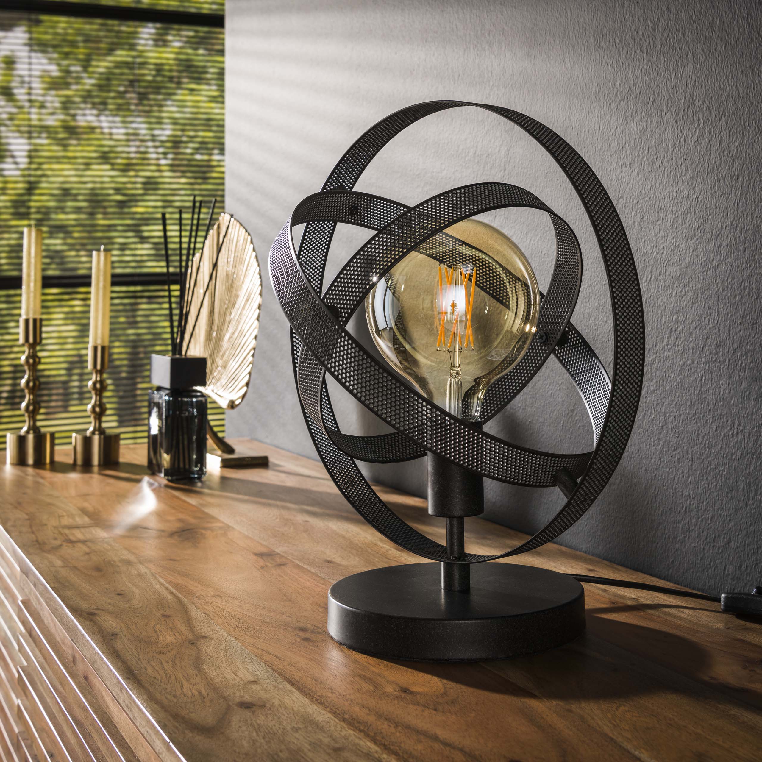 Tischleuchte Cosmos 1-flammig in Artic Schwarz - Emmo Design