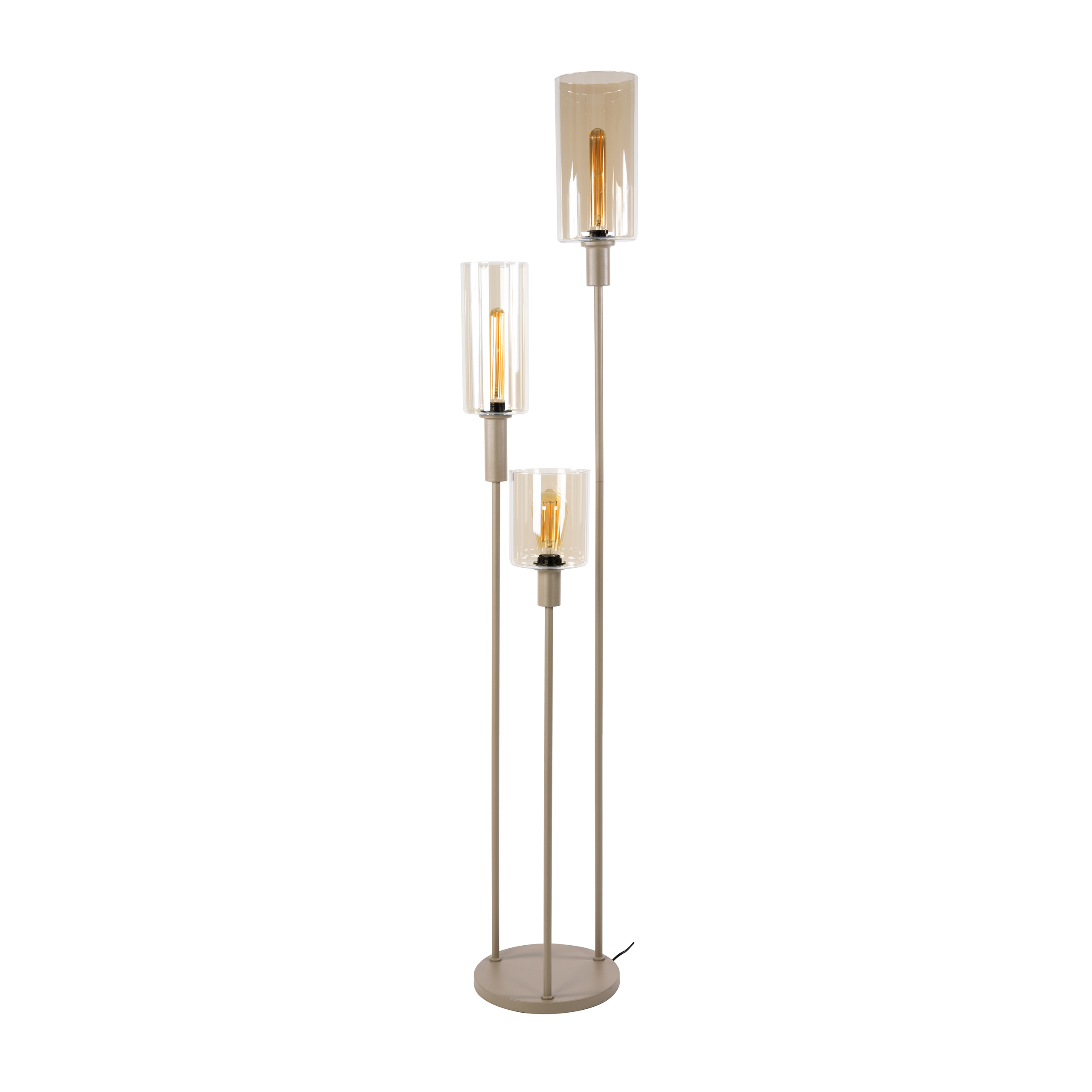 Floor Lamp Sepiora tiered 3-light / Beige - Zijlstra