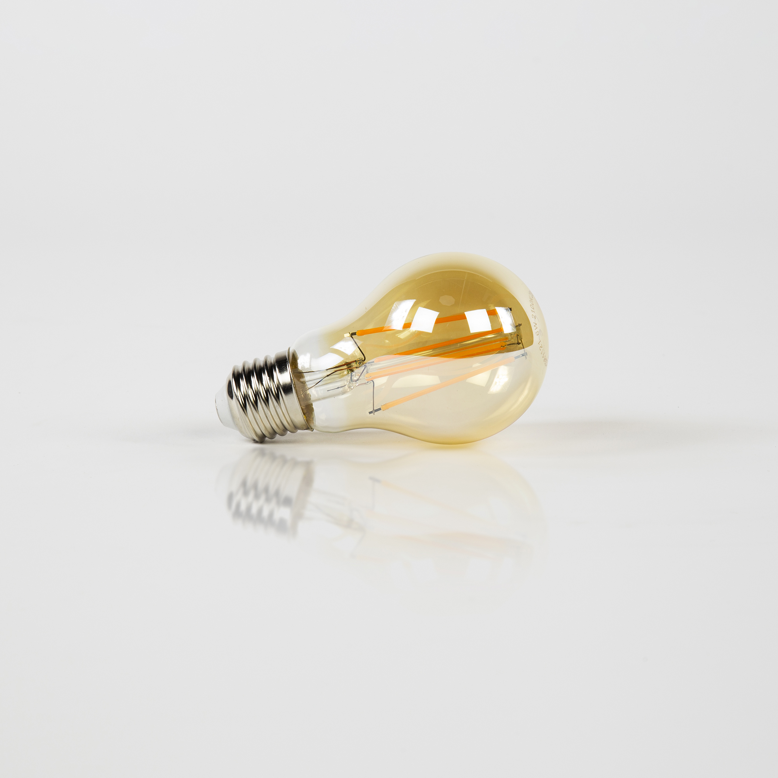 Lichtbron LED [A60] filament peer / Amber glas - Zijlstra