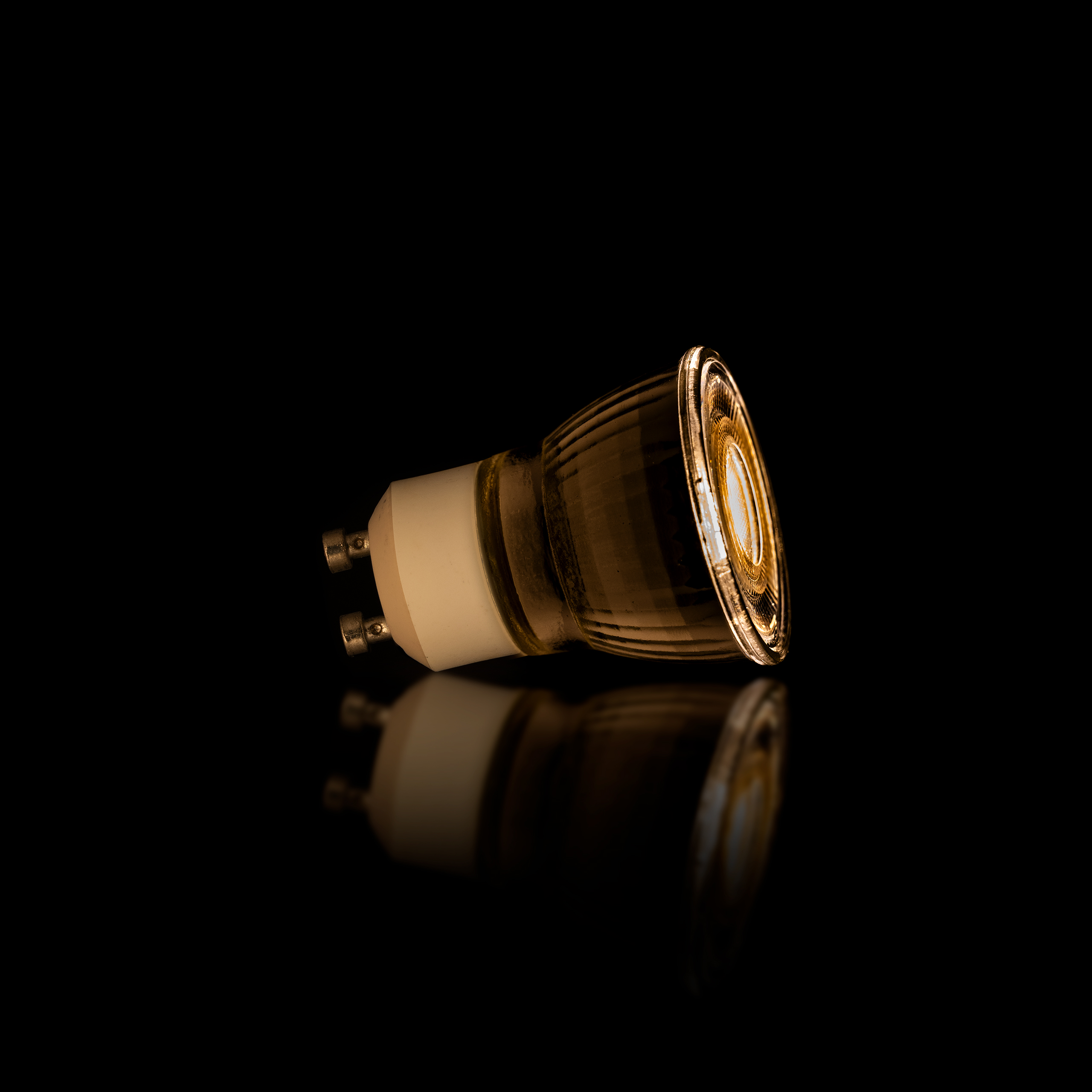 Lichtbron LED GU10 dimbaar Ø35cm in transparant glas - Emmo Design