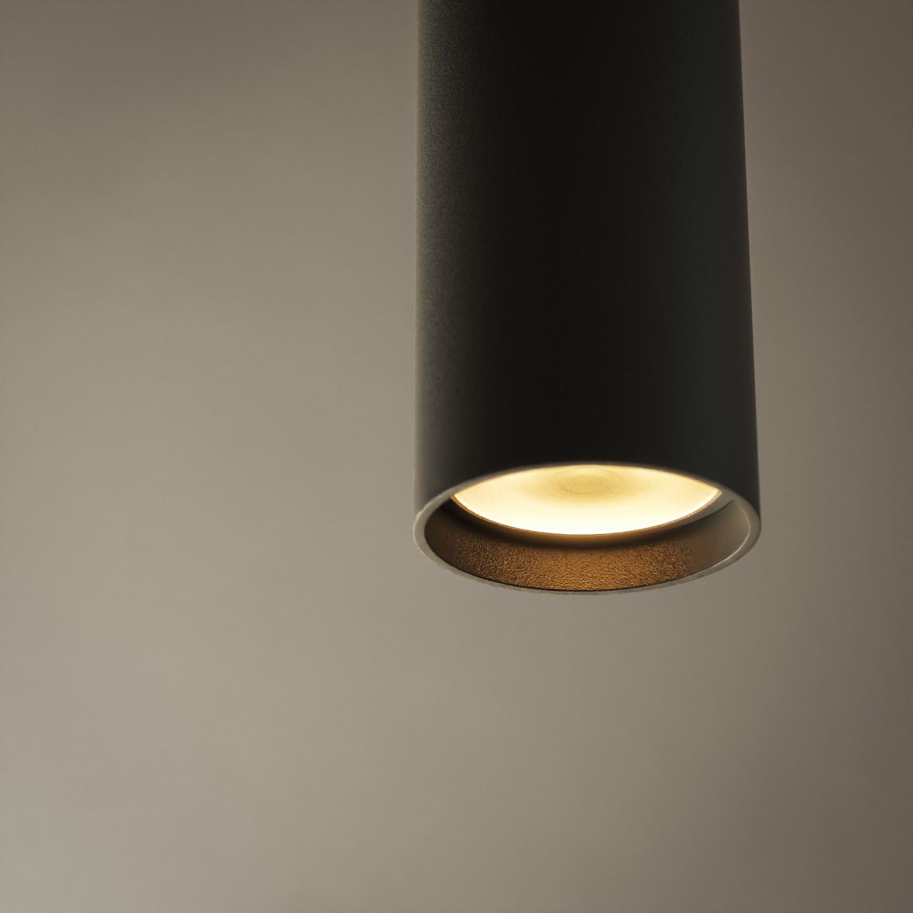 Lámpara colgante Ztahl Como 1 luz tubo 45 cm GU10