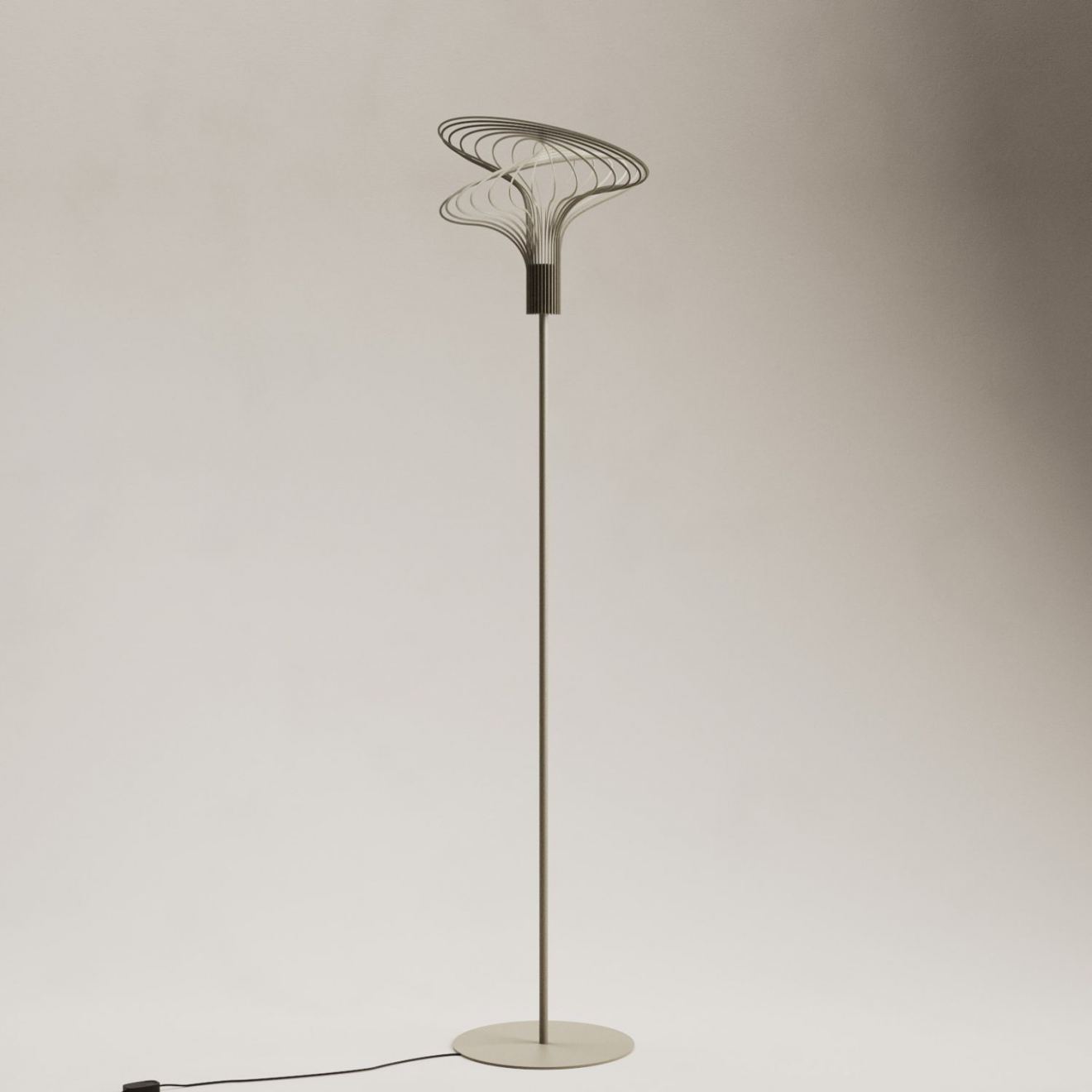 Stehleuchte Ztahl Lodi 178 cm (Metall, Schwarz | Grau | Sand)
