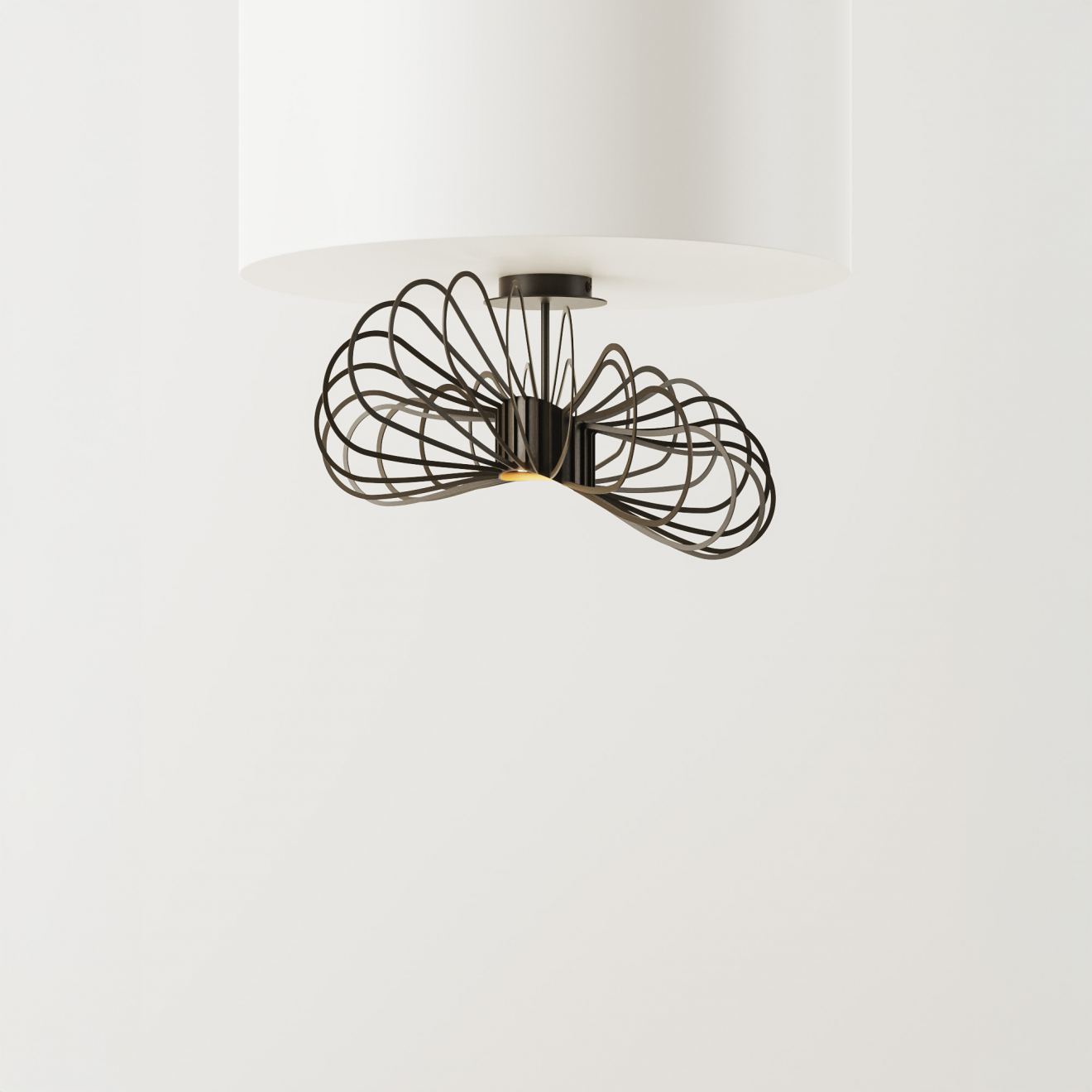 Deckenleuchte Ztahl Martani rund Ø 50 cm 1-flammig - Ztahl