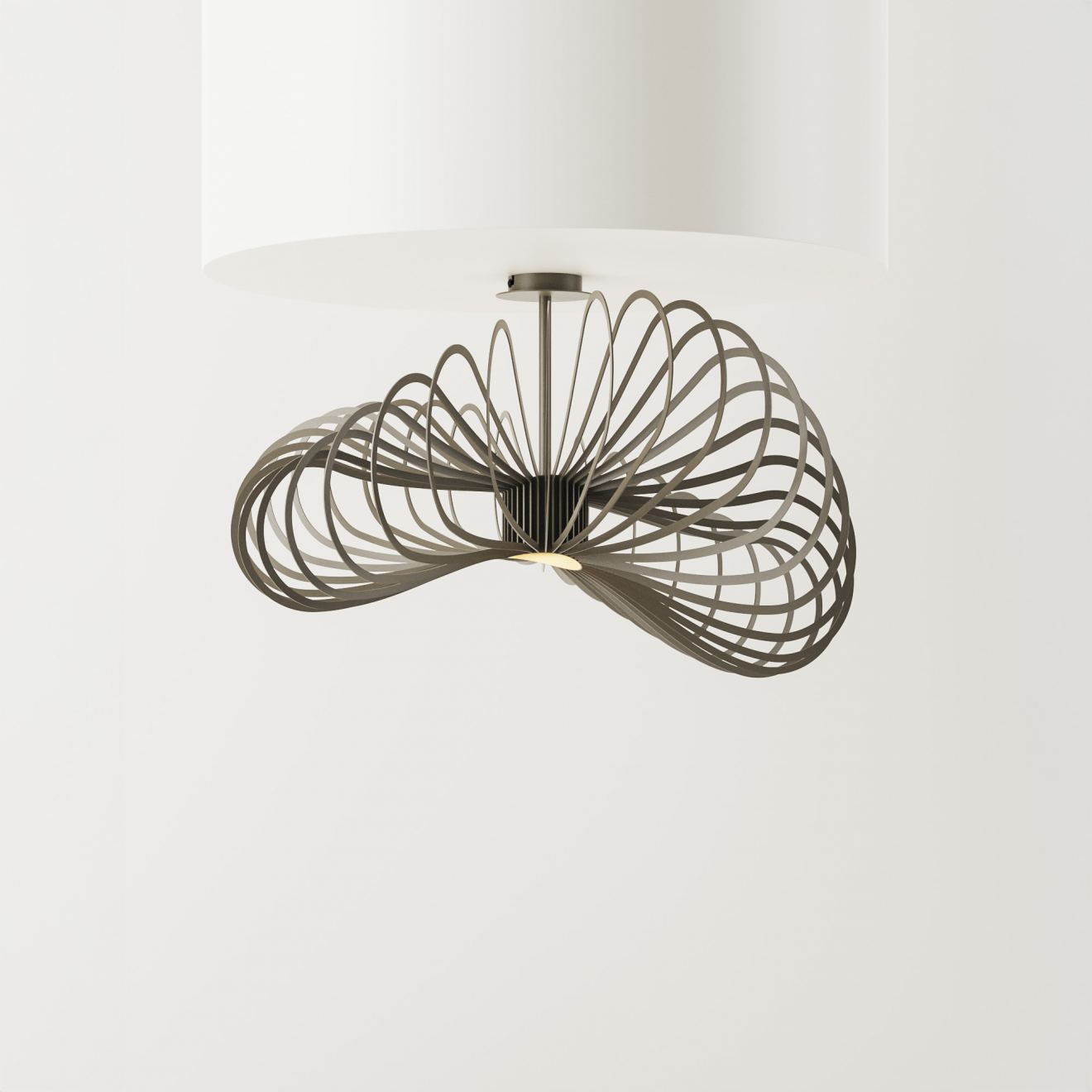 Plafón Ztahl Martani redondo Ø 85 cm 1 luz