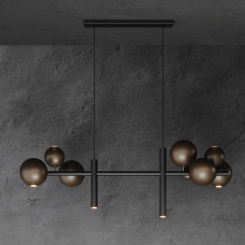 Hanglamp Ztahl Urbino horizontaal 155 x 40 x 56 cm 6-lichts - Ztahl