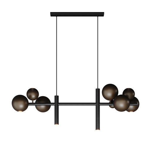 Lámpara colgante Ztahl Urbino horizontal 155 x 40 x 56 cm 6 luces