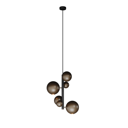 Lámpara colgante Ztahl Urbino redonda Ø 45 cm 2 luces